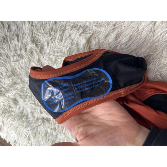 DKNY Plunge Neck Ruffle One-Piece Bikini - Picture 7 of 8